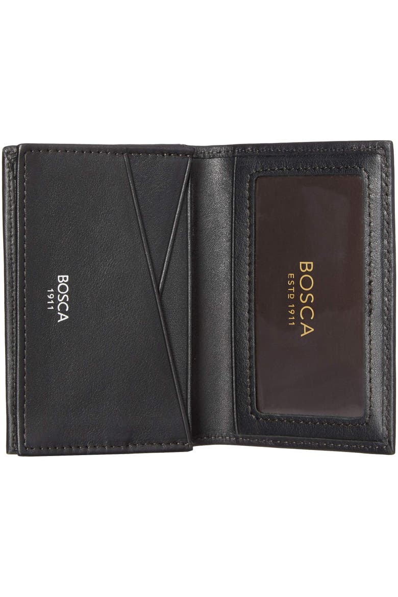 Leather Card Case, Alternate, color, BLACK