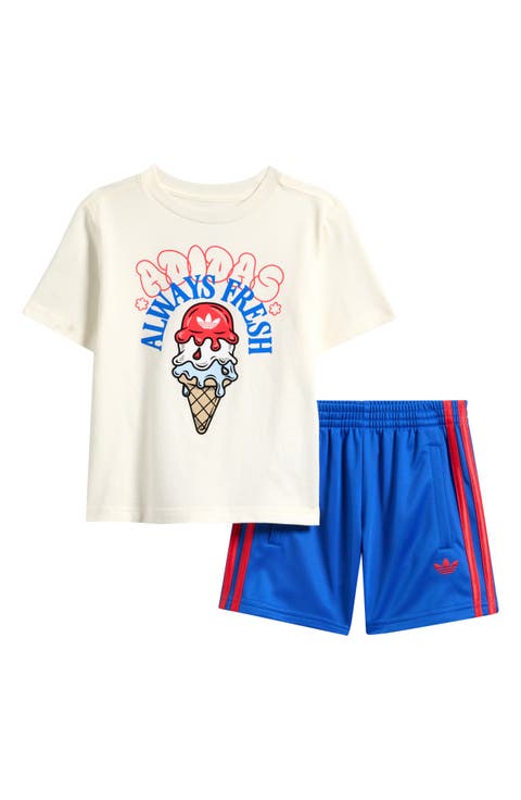 Kids' Logo Graphic T-Shirt & Shorts Set (Little Kid)
