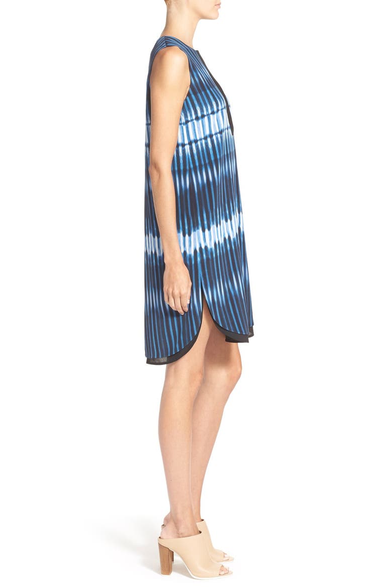 Tie Dye Sleeveless Layer Dress, Alternate, color, MONACO/ STARLIGHT