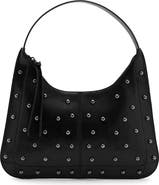 MANGO TEEN Stud Faux Leather Shoulder Bag