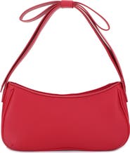 Mali + Lili Marissa Bow Recycled Vegan Leather Shoulder Bag