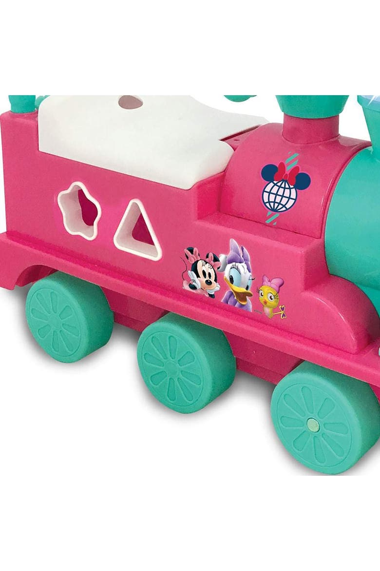 Disney Minnie Mouse Play N' Sort Activity Train Rideon, Alternate, color, Multicolored