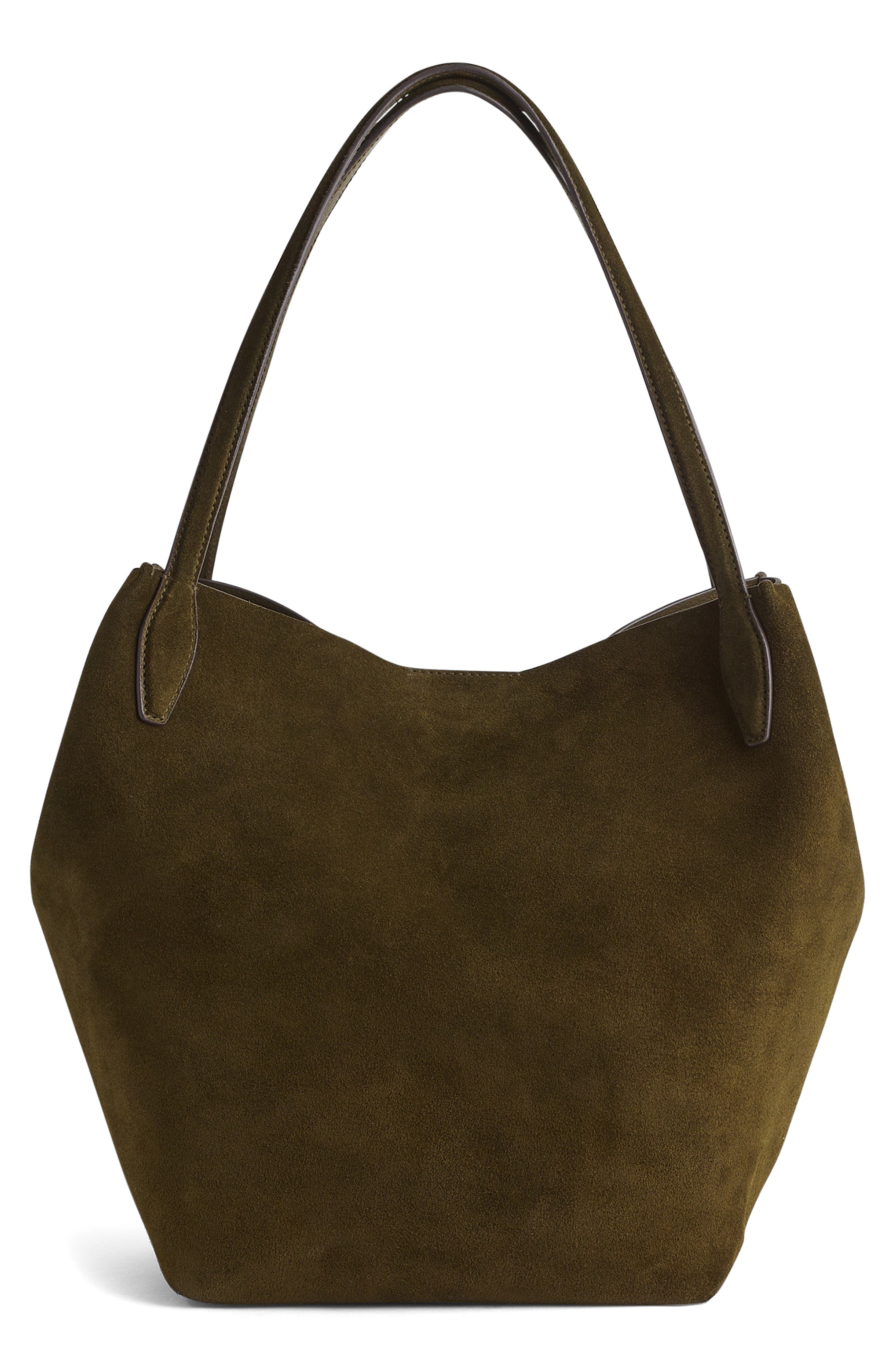 Madewell The Shopper Tote in Soft Grain Suede, Main, color, 