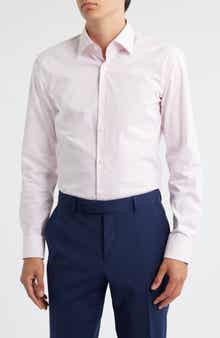 Hank Kent Slim Fit Performance Stretch Cotton Dress Shirt