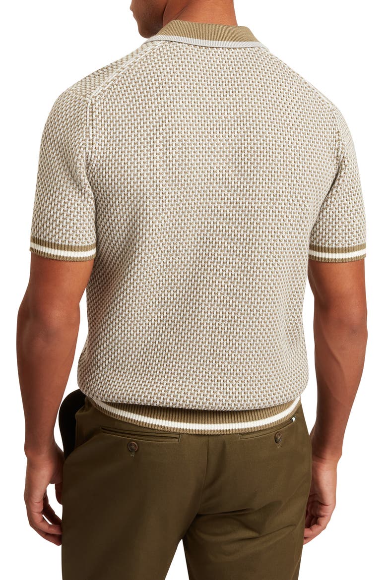 Breame Knit Polo, Alternate, color, OLIVE