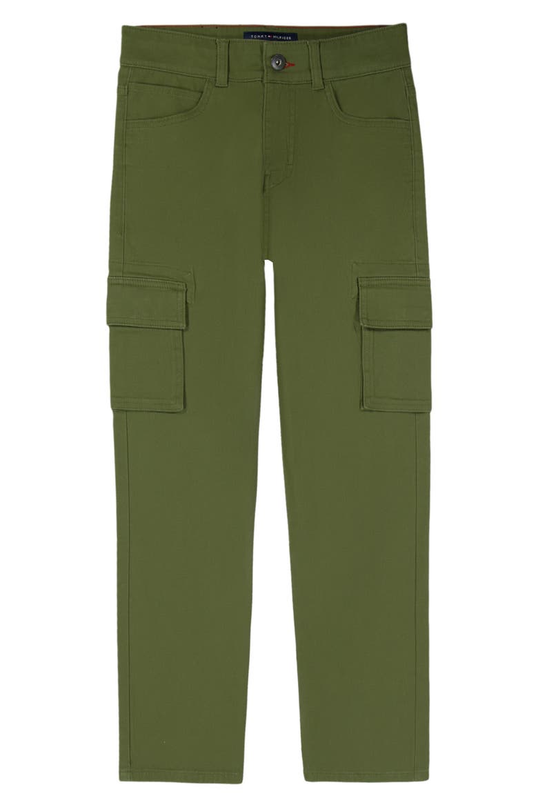 Kids' Relaxed Fit Cargo Pants, Main, color, BURNT OLIVE