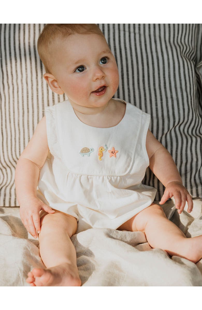 Purebaby Seaside Bodysuit, Alternate, color, Cloud