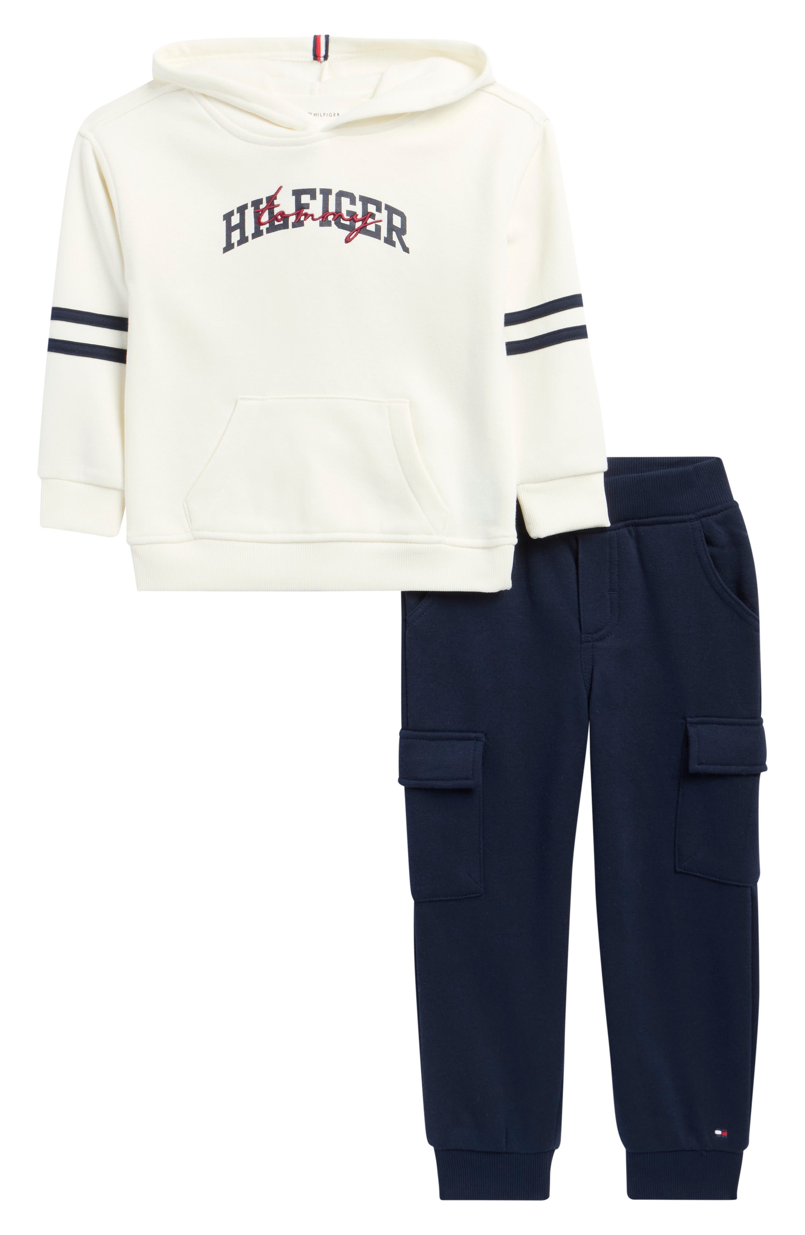 Kids' Graphic Hoodie & Cargo Joggers Set