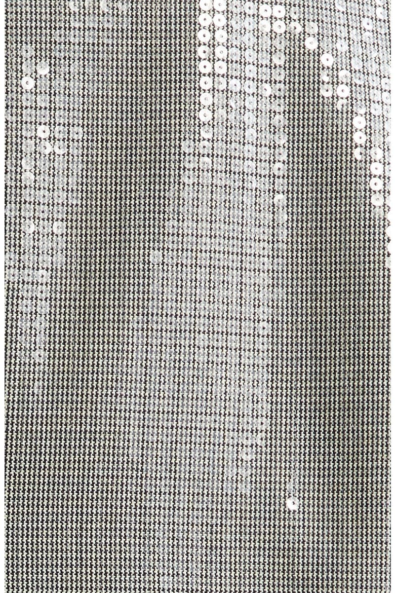 Journey Sequin Microhoundstooth Boyfriend Blazer, Alternate, color, BLACK/ ANTIQUE WHITE