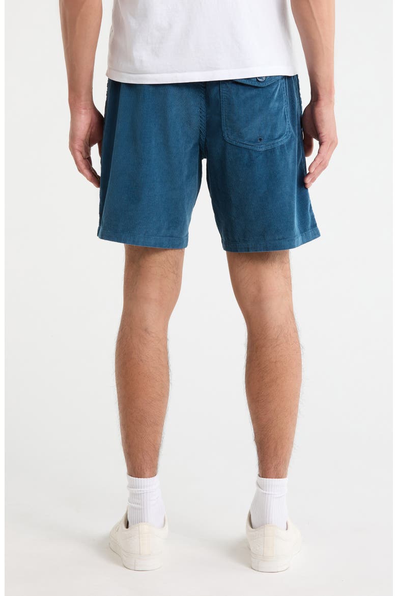 Yuma Cotton Corduroy Drawstring Shorts, Alternate, color, STELLA BLUE