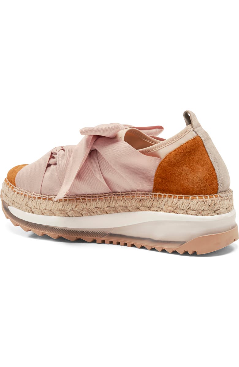 Free People Chapmin Espadrille Sneaker, Alternate, color, Pearl Blush Combo