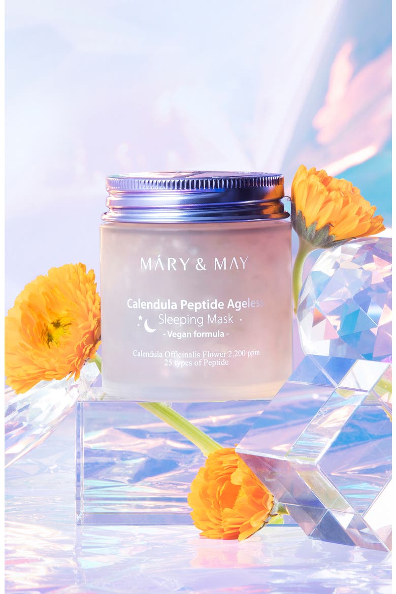 Vegan Calendula Peptide Ageless Sleeping Mask, Alternate, color, NO COLOR