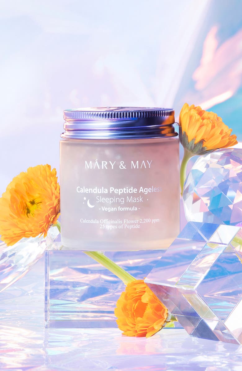 Mary&May Vegan Calendula Peptide Ageless Sleeping Mask, Alternate, color, 