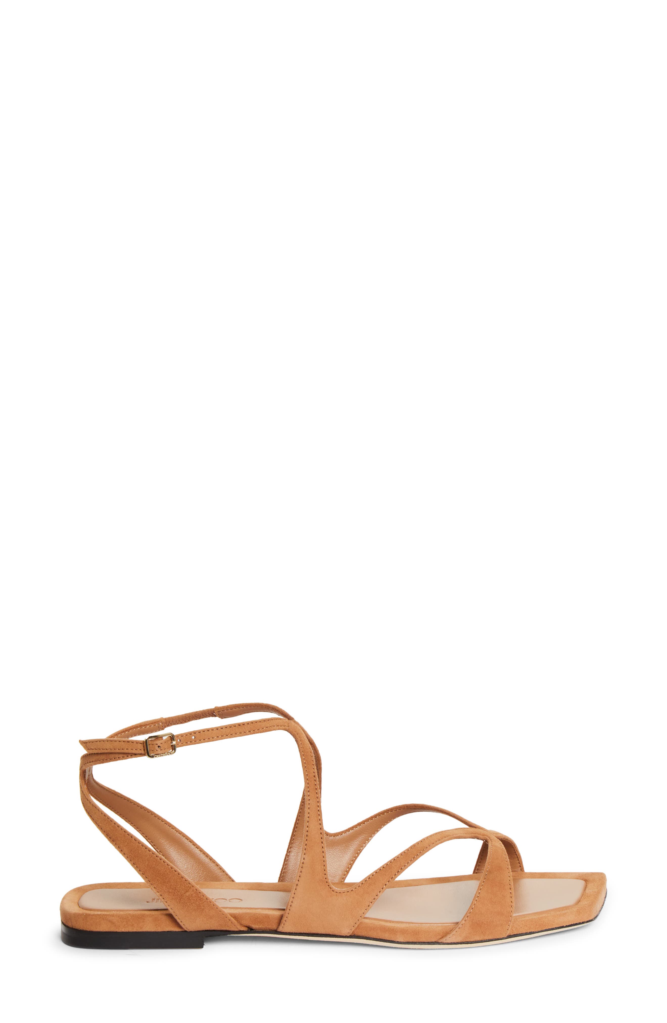 Jimmy Choo Ayla Strappy Sandal, Alternate, color, Toffee
