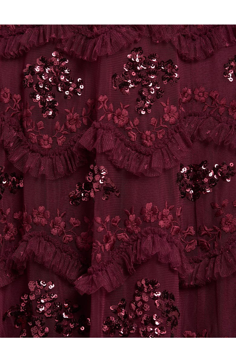 Needle 
Thread Daisy Wave Ankle Gown, Alternate, color, Claret