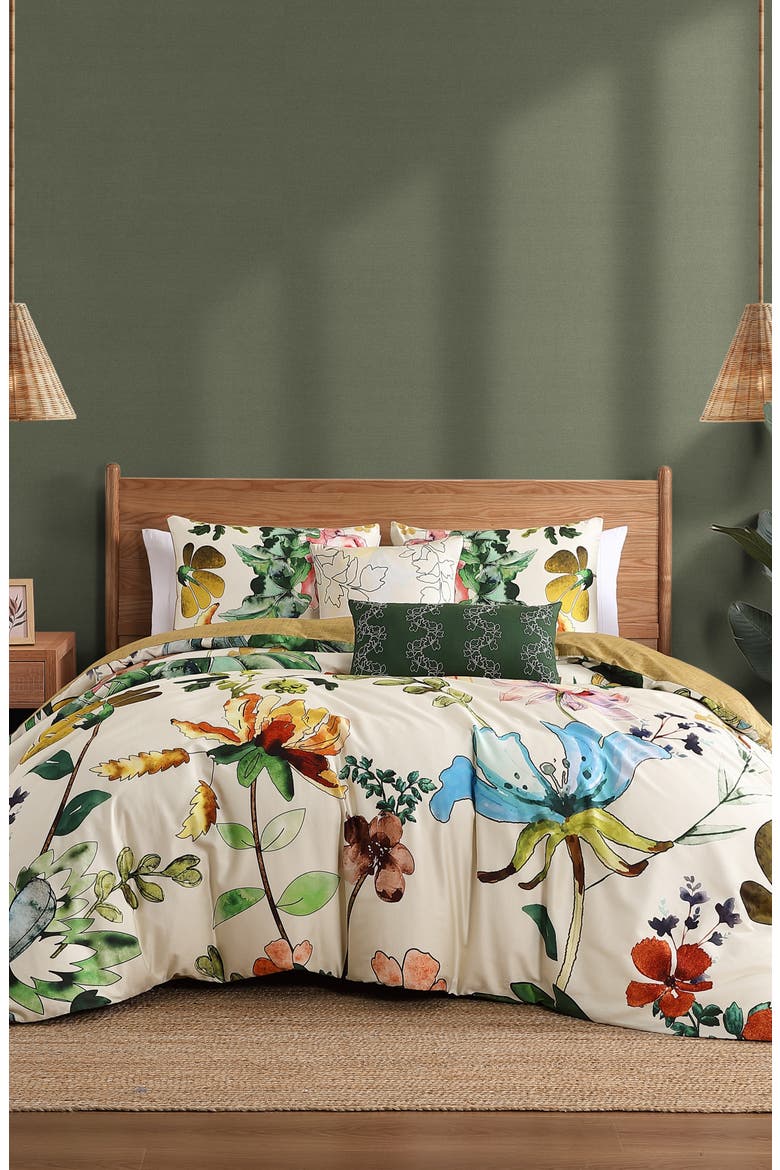 Radiance 5-Piece Reversible Comforter Set, Alternate, color, WHITE