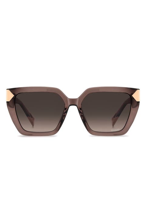 55mm Gradient Square Sunglasses