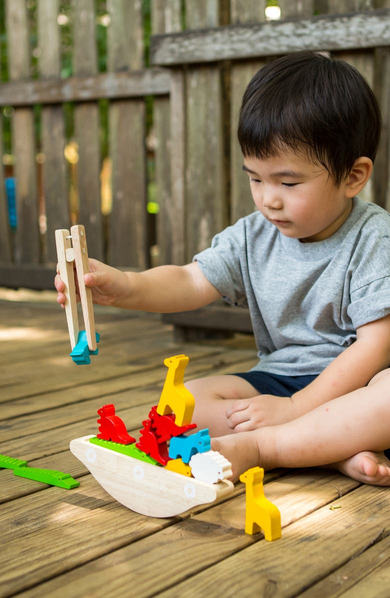 PlanToys<sup>®</sup> Balancing Boat Playset, Alternate, color, Assorted