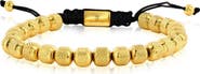 BLACKJACK Men's Textured Beaded Slide Bracelet