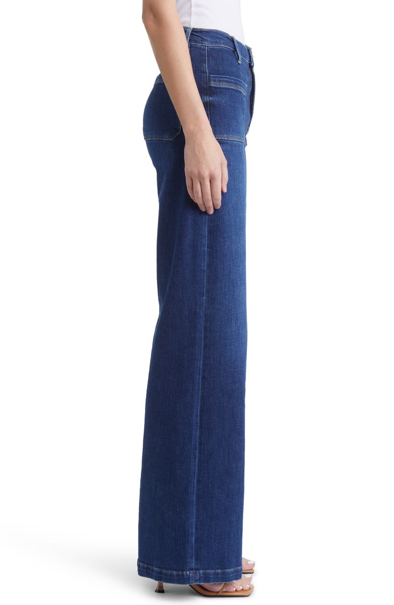 FRAME Wide Leg Stretch Denim Jeans, Alternate, color,