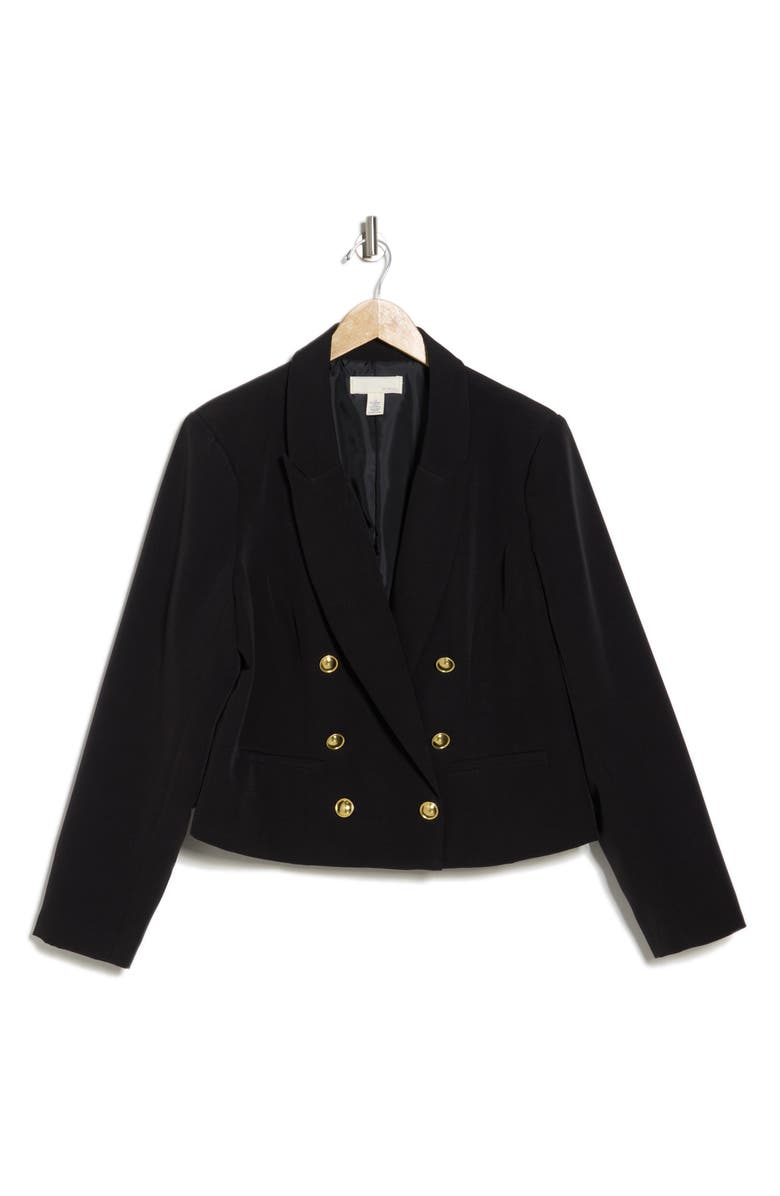 BY DESIGN Senia Double Breasted Peak Lapel Blazer, Alternate, color,