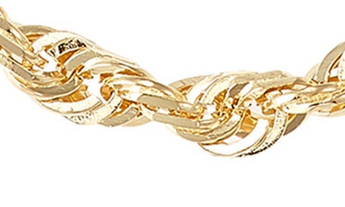 Frankie & Zoe 14k Gold Rope Chain Necklace In Gold