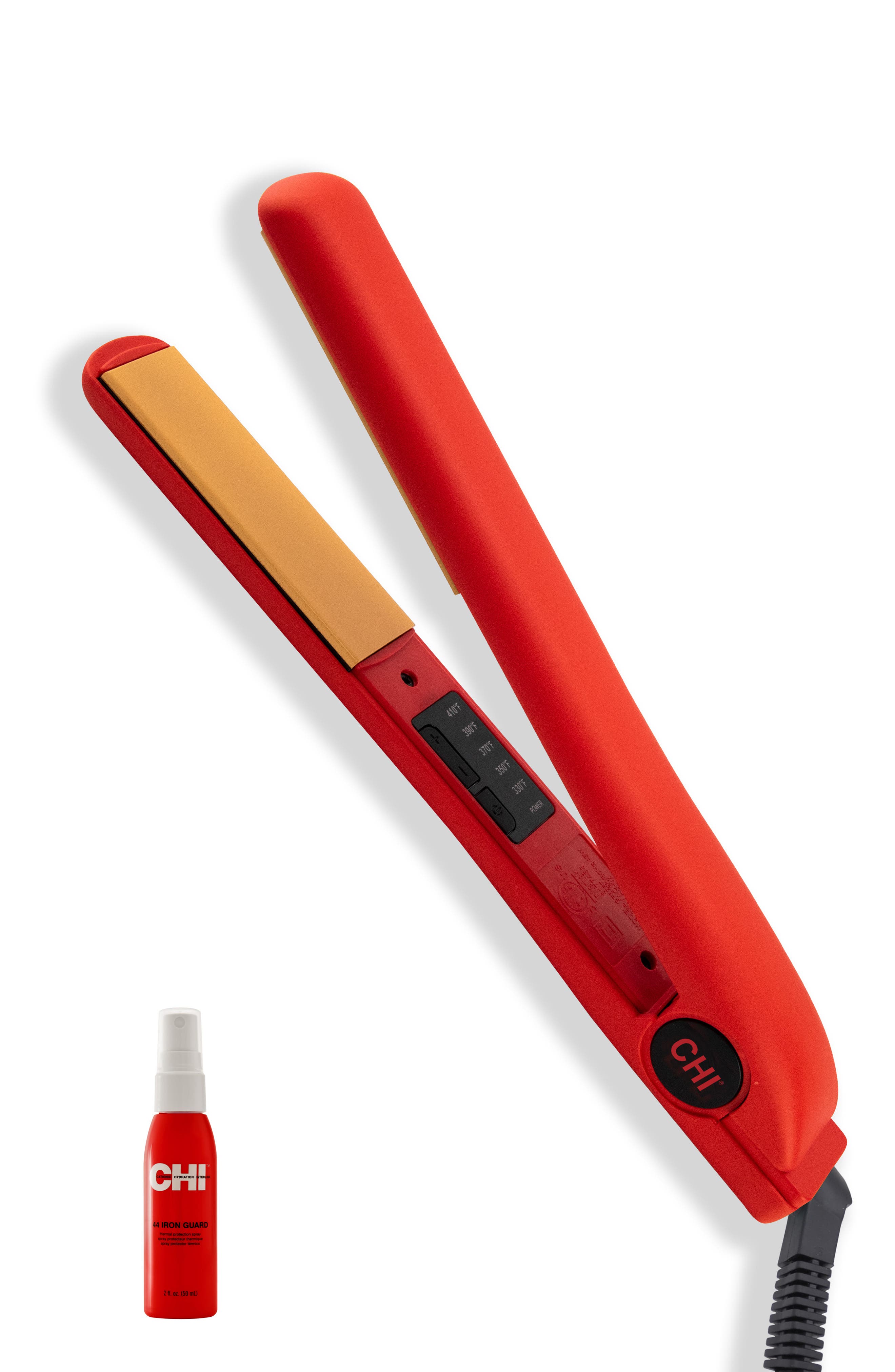 Ceramic 1-Inch Hairstyling Iron & Thermal Protection Spray Set