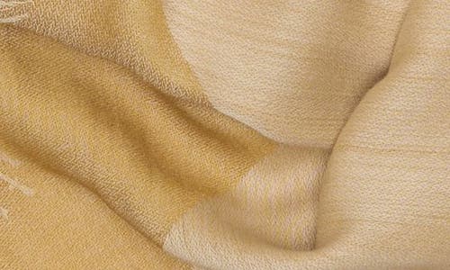 Rag & Bone Geo Dagger Wool Blend Square Scarf In Yellow