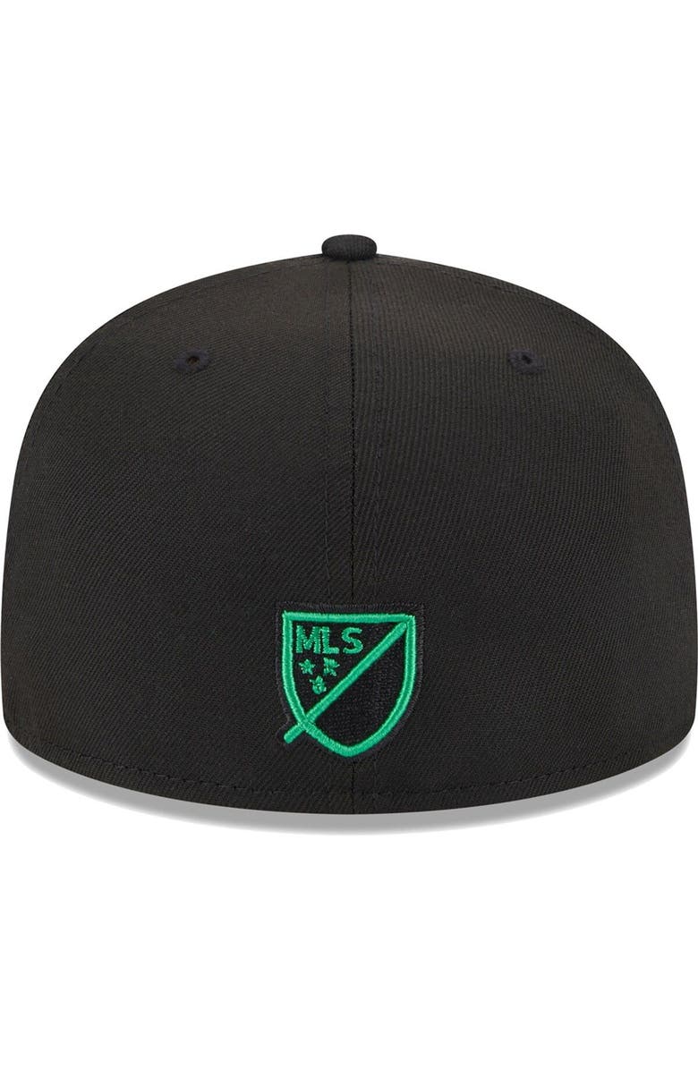 New Era Men's New Era Black Austin FC Patch 59FIFTY Fitted Hat, Alternate, color, Black