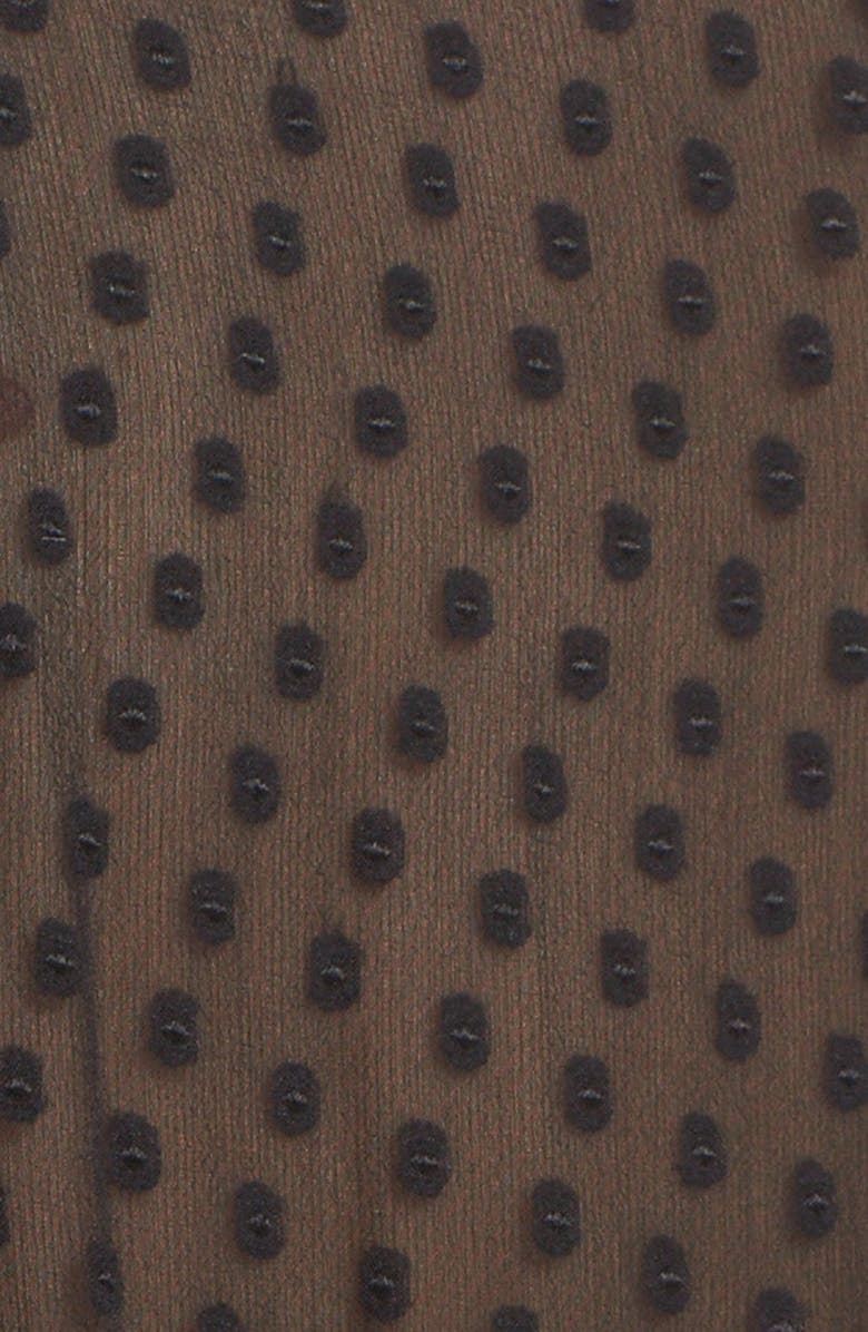 Roberto Cavalli Fil Coupé Ruffle Blouse, Alternate, color, 