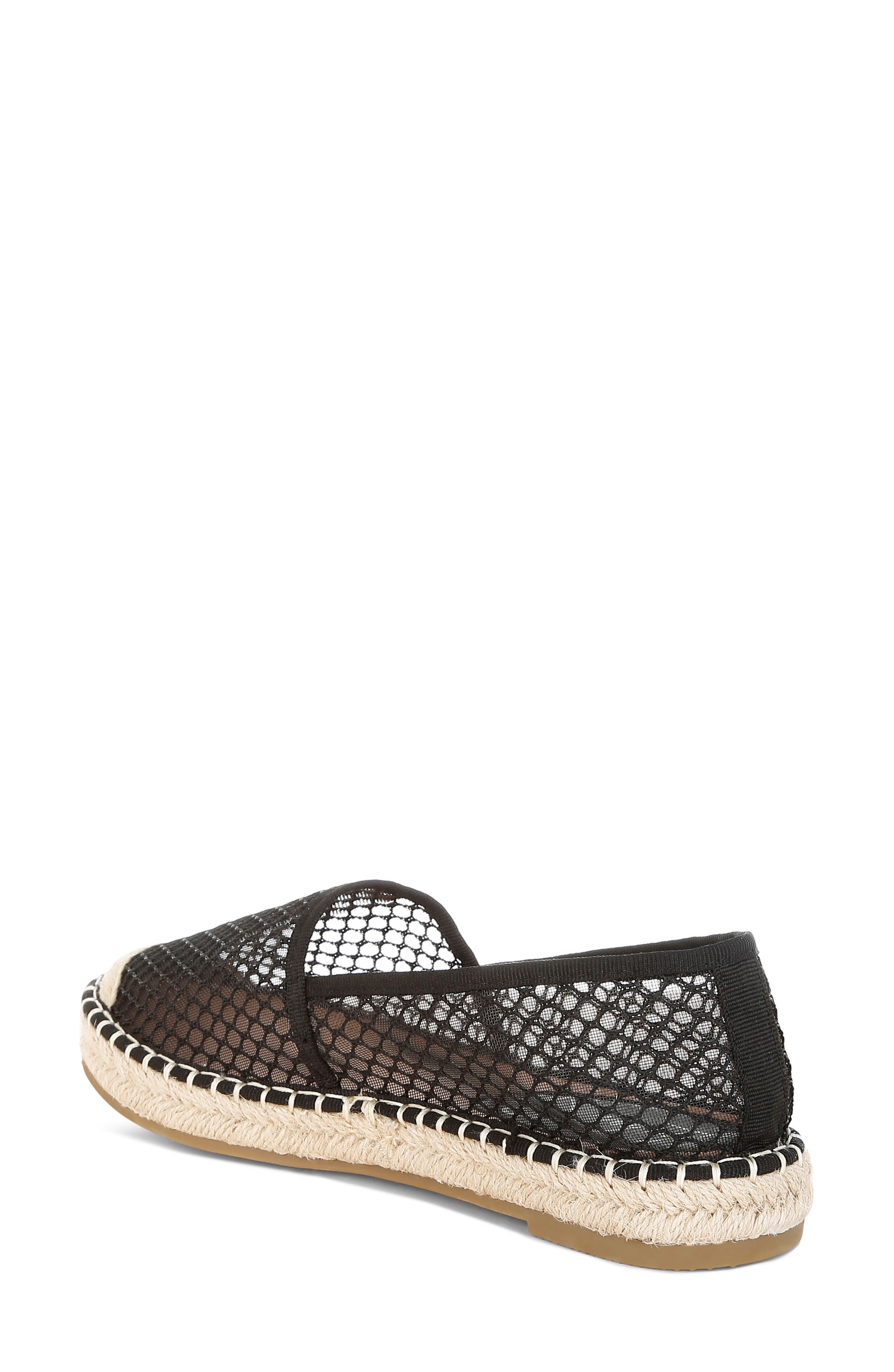 LONDON RAG Manara Mesh Espadrille Flat, Alternate, color, Black