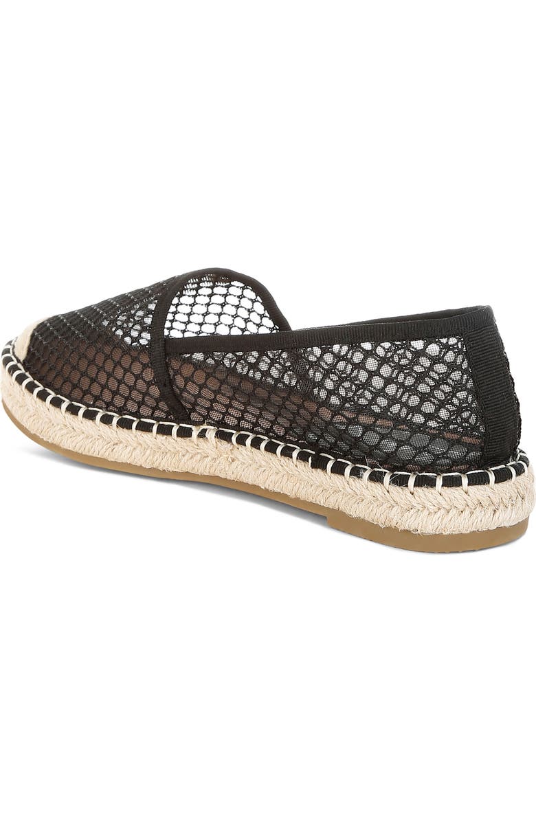 LONDON RAG Manara Mesh Espadrille Flat, Alternate, color, Black