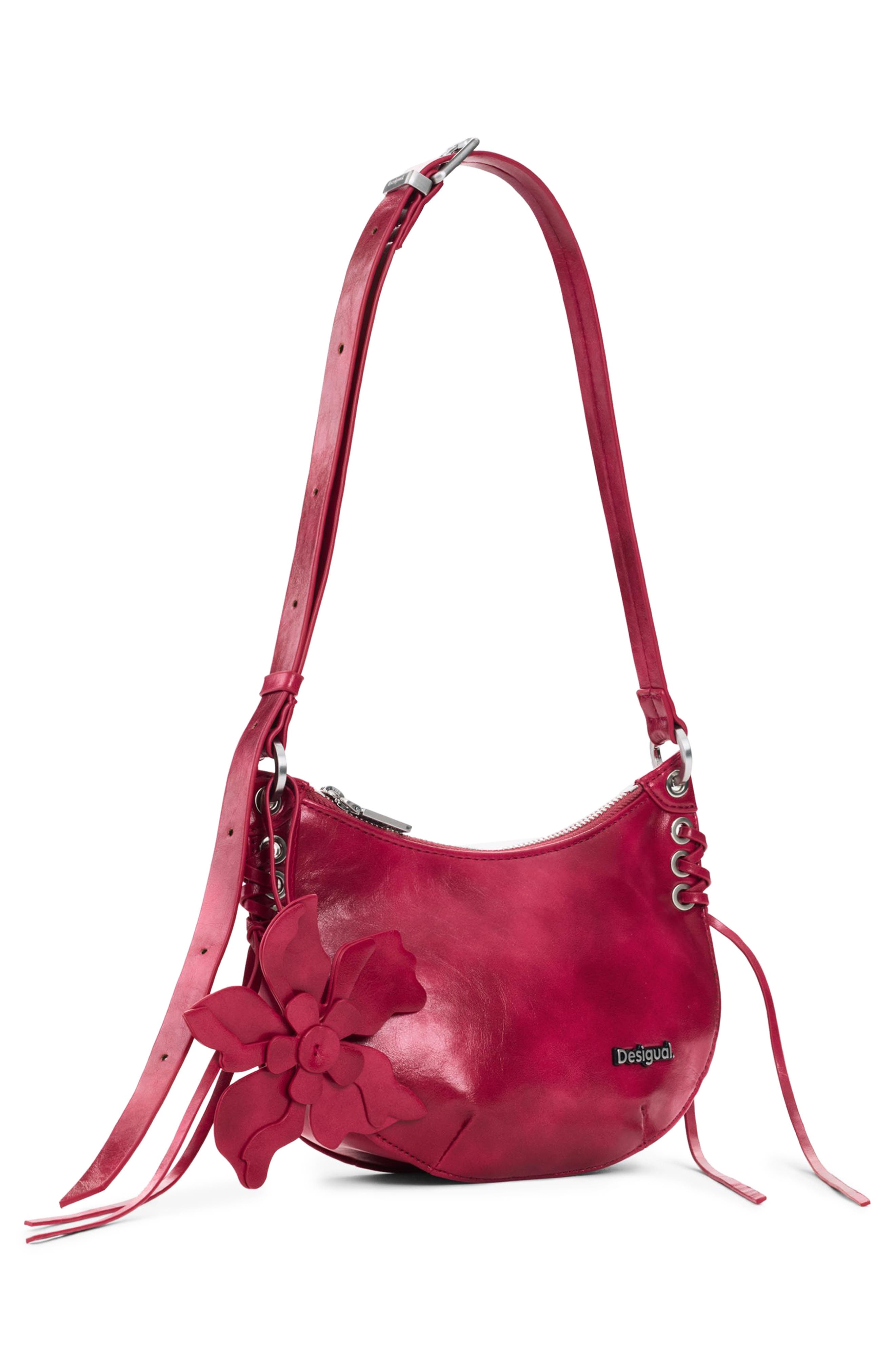 Desigual Faux Leather Shoulder Bag, Alternate, color, 