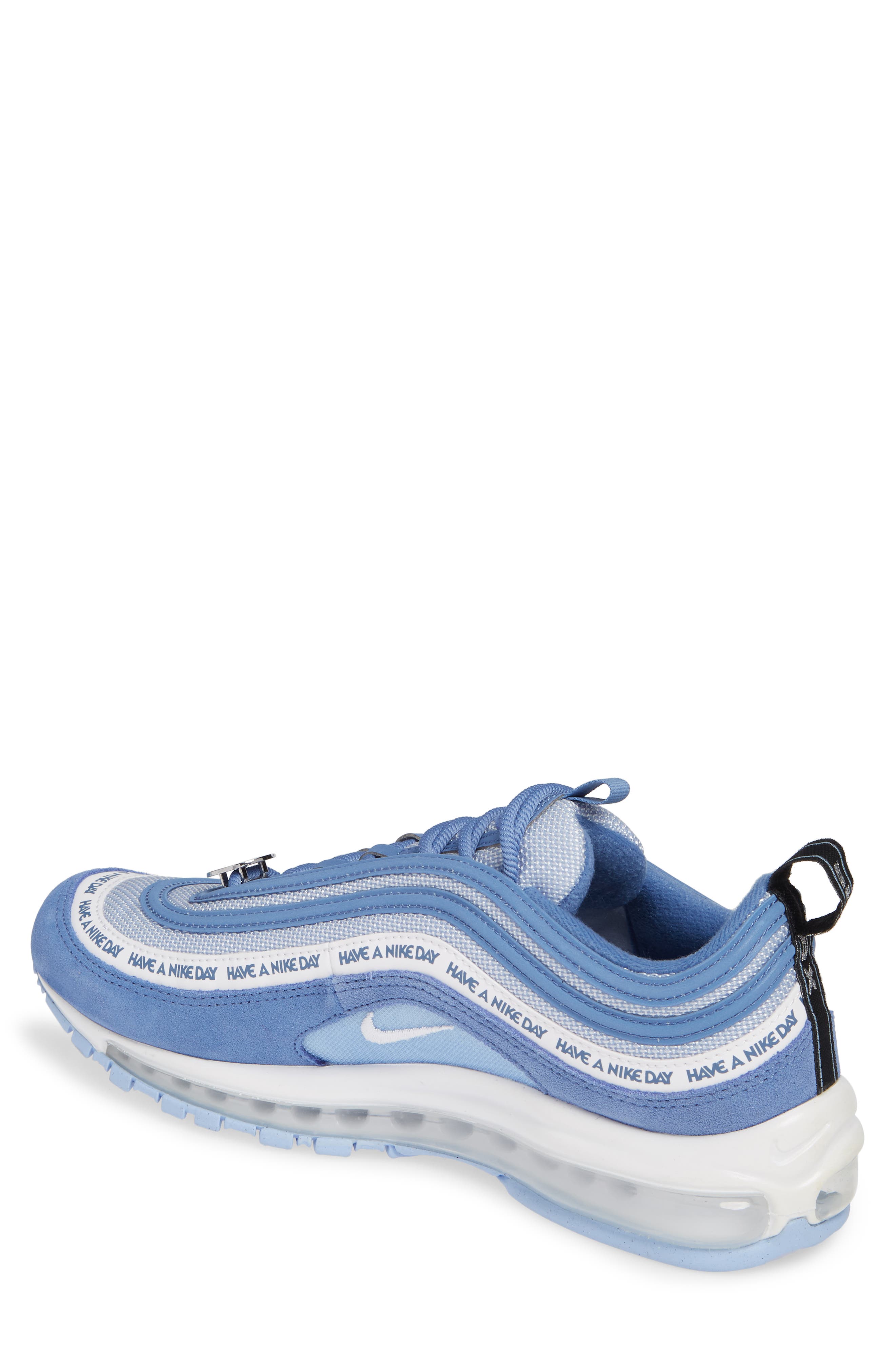 Air Max 97 Have a Nike Day Sneaker, Alternate, color, INDIGO STORM/ WHITE/ ALUMINUM