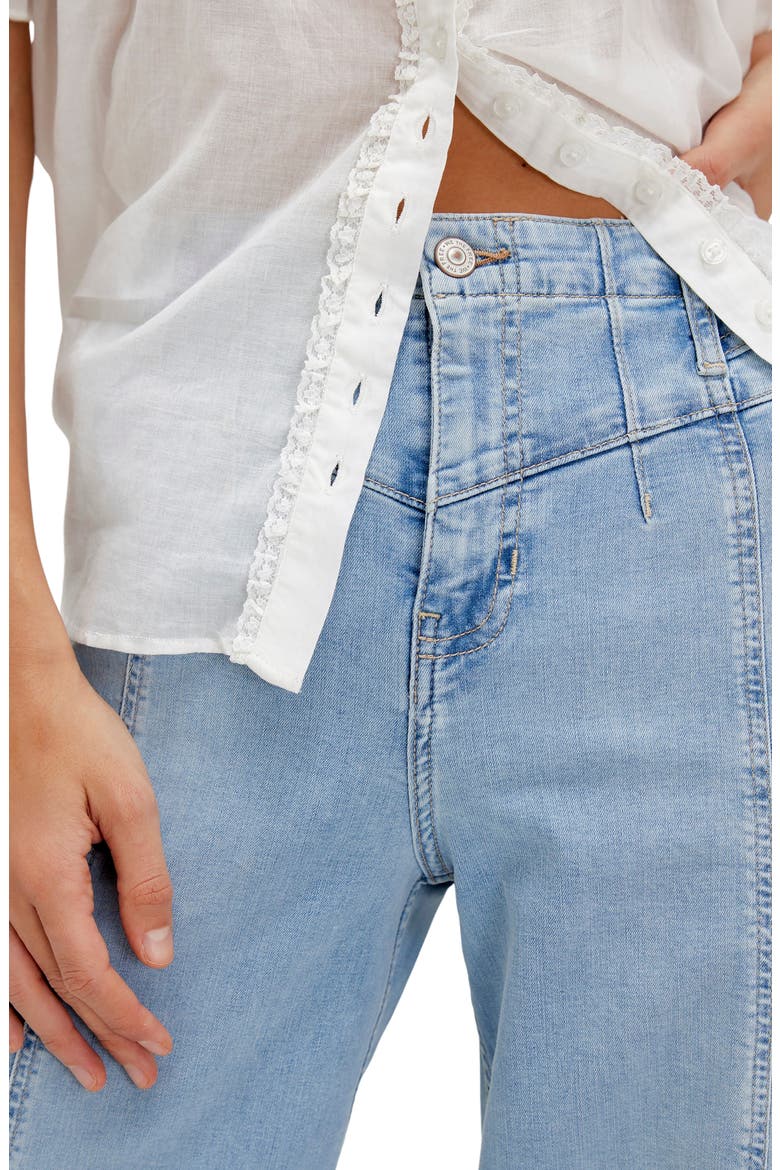 Libre Front Yoke Wide Leg Jeans, Alternate, color, PALERMO
