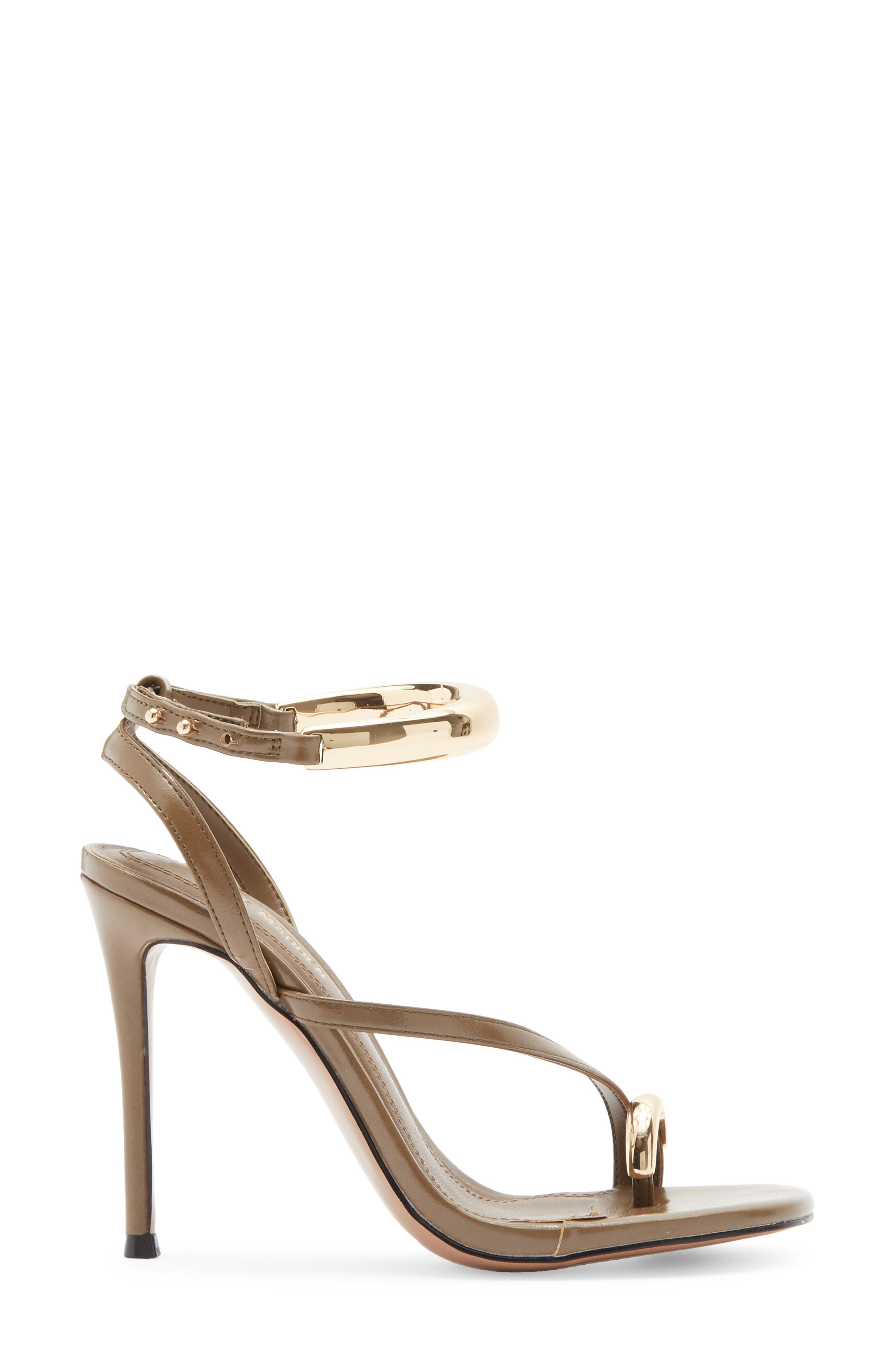 Steve Madden Tia Ankle Strap Sandal, Alternate, color, Olive