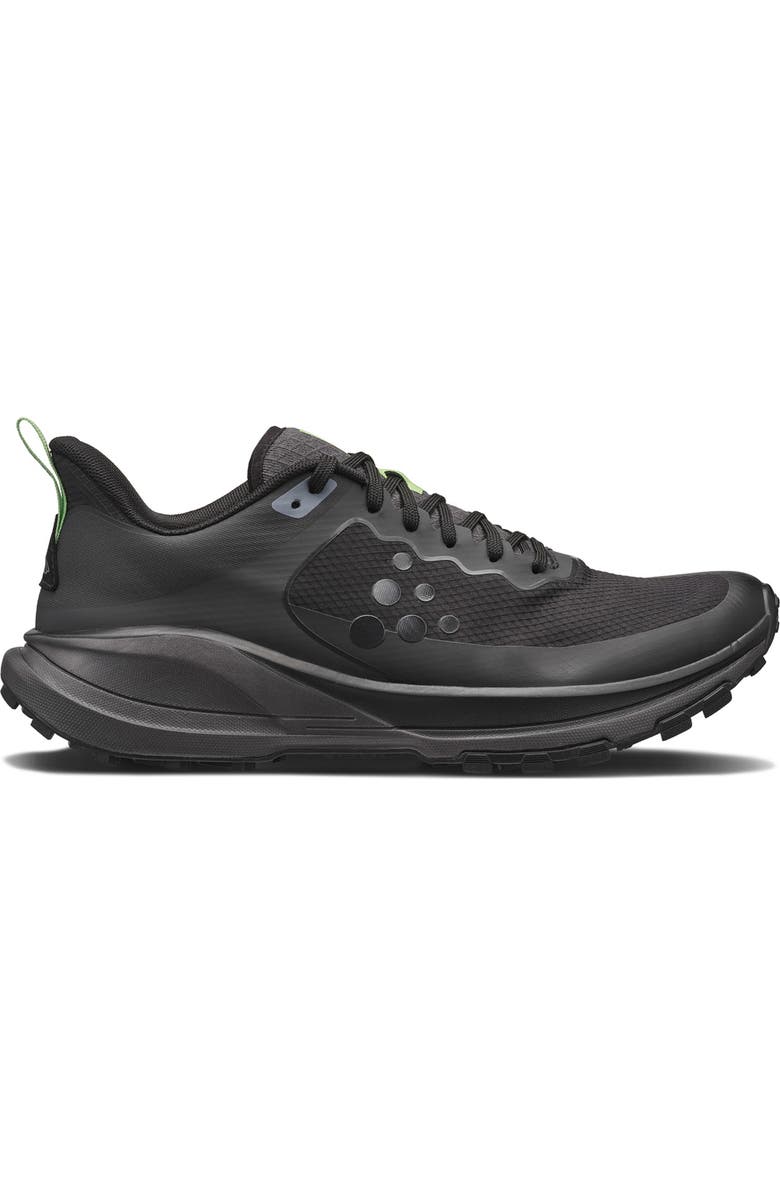 Craft Pure Trail X Running Shoe, Alternate, color, Black/ Asphalt