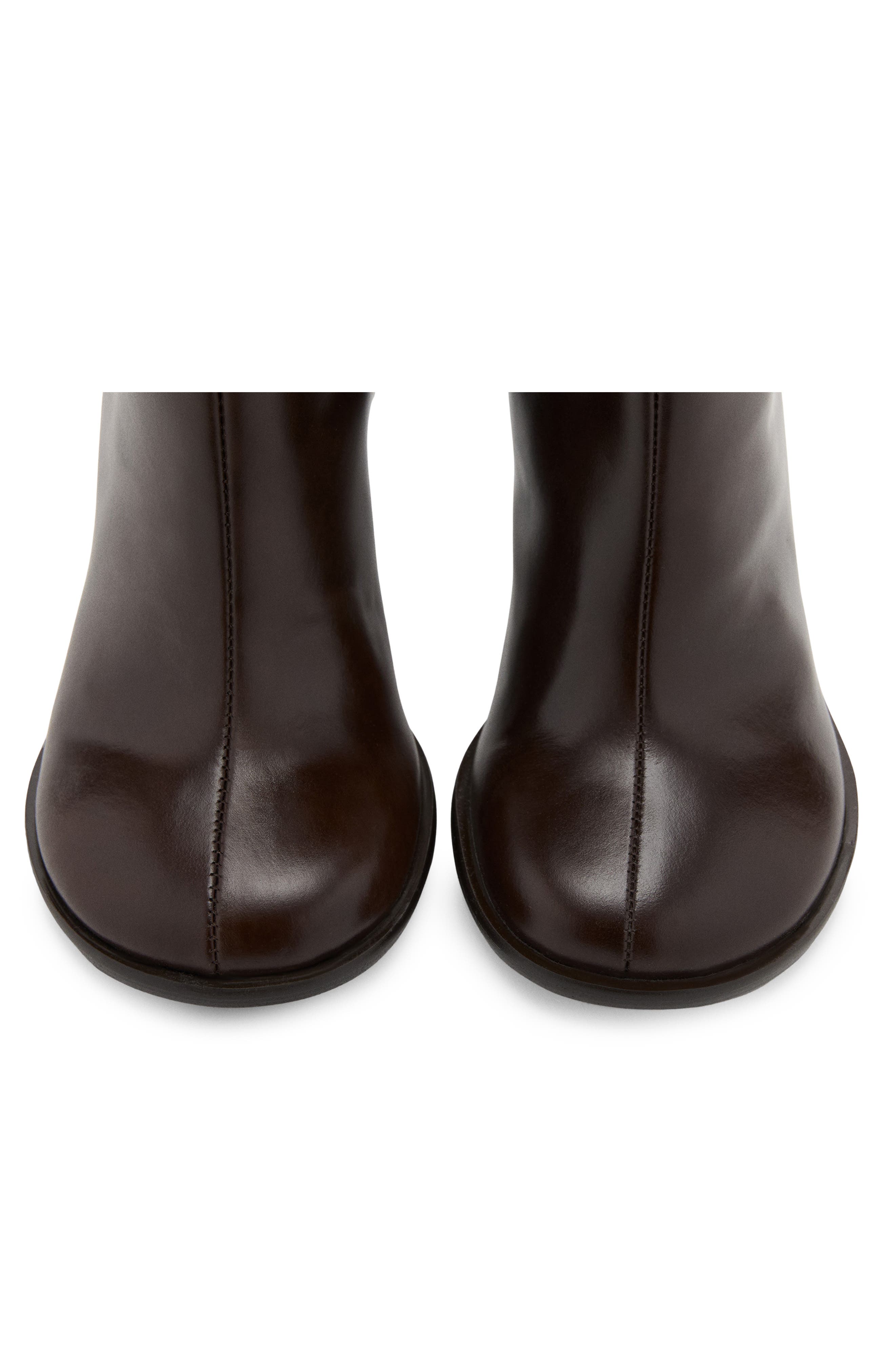 MANGO Knee High Boot, Alternate, color, Chocolate