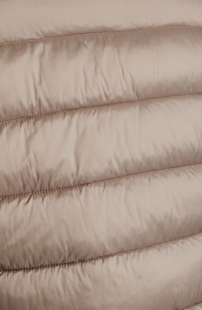 Save The Duck Elsie Water & Wind Repellent Puffer Jacket, Alternate, color, Pearl Grey