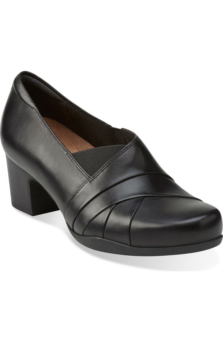 Clarks<sup>®</sup> 'Rosalyn Adele' Block Heel Pump, Main, color,
