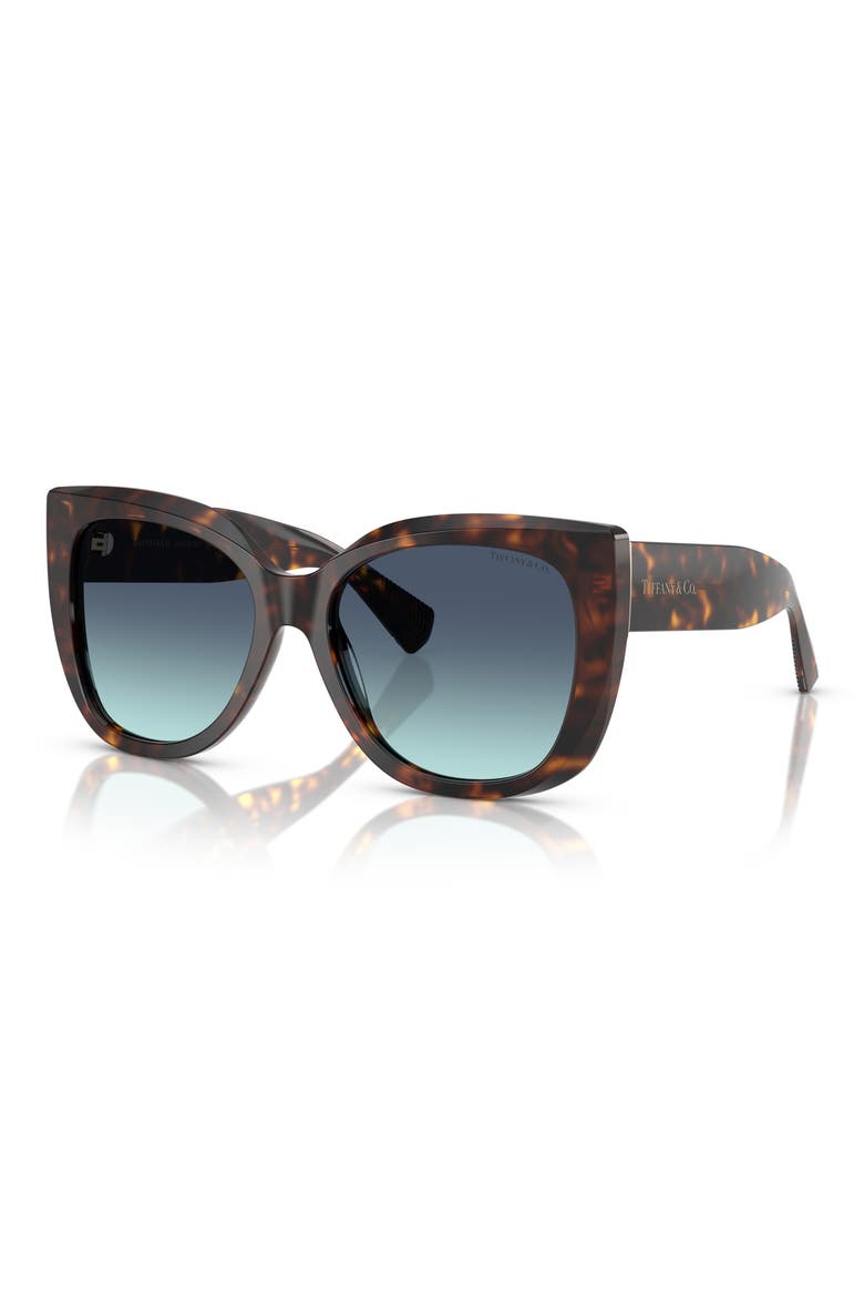 55mm Gradient Square Sunglasses, Alternate, color, HAVANA