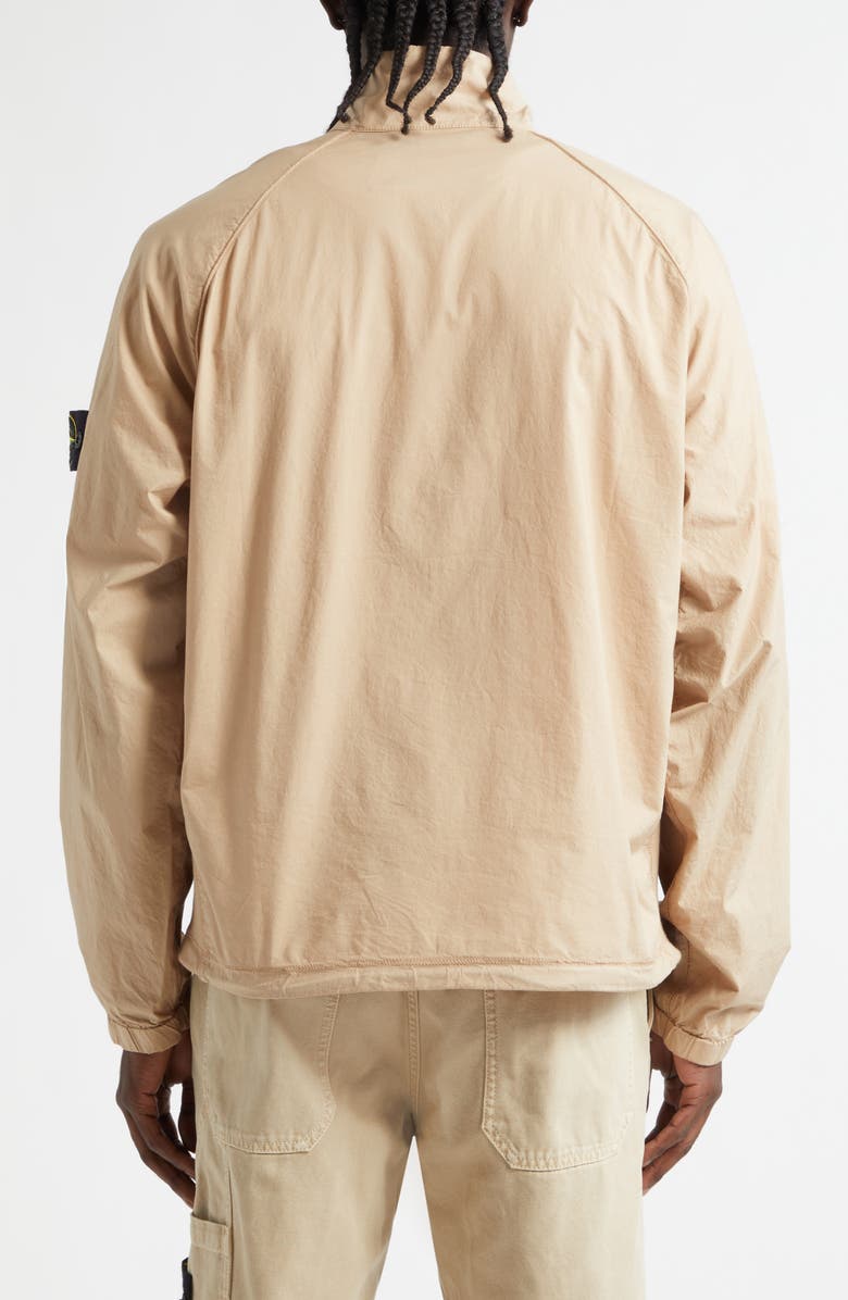 Stone Island Stand Collar Jacket, Alternate, color, Desert