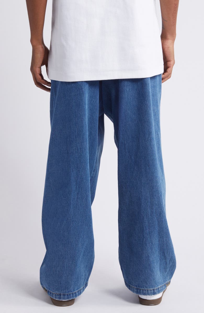 Fear of God Essentials Denim Drawstring Lounge Pants, Alternate, color,