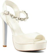 Dune London Miracles Ankle Strap Platform Sandal