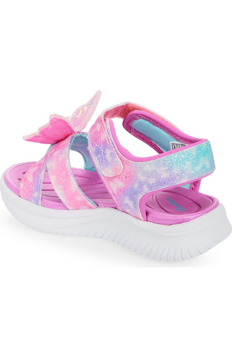 SKECHERS Kids' Jumpsters Light-Up Sandal, Alternate, color, Pink Multi