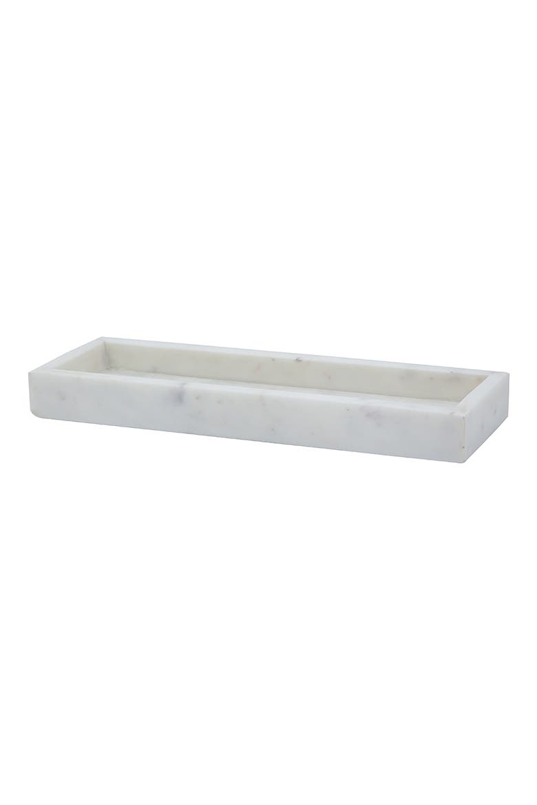 Long Marble Tray, Main, color, WHITE