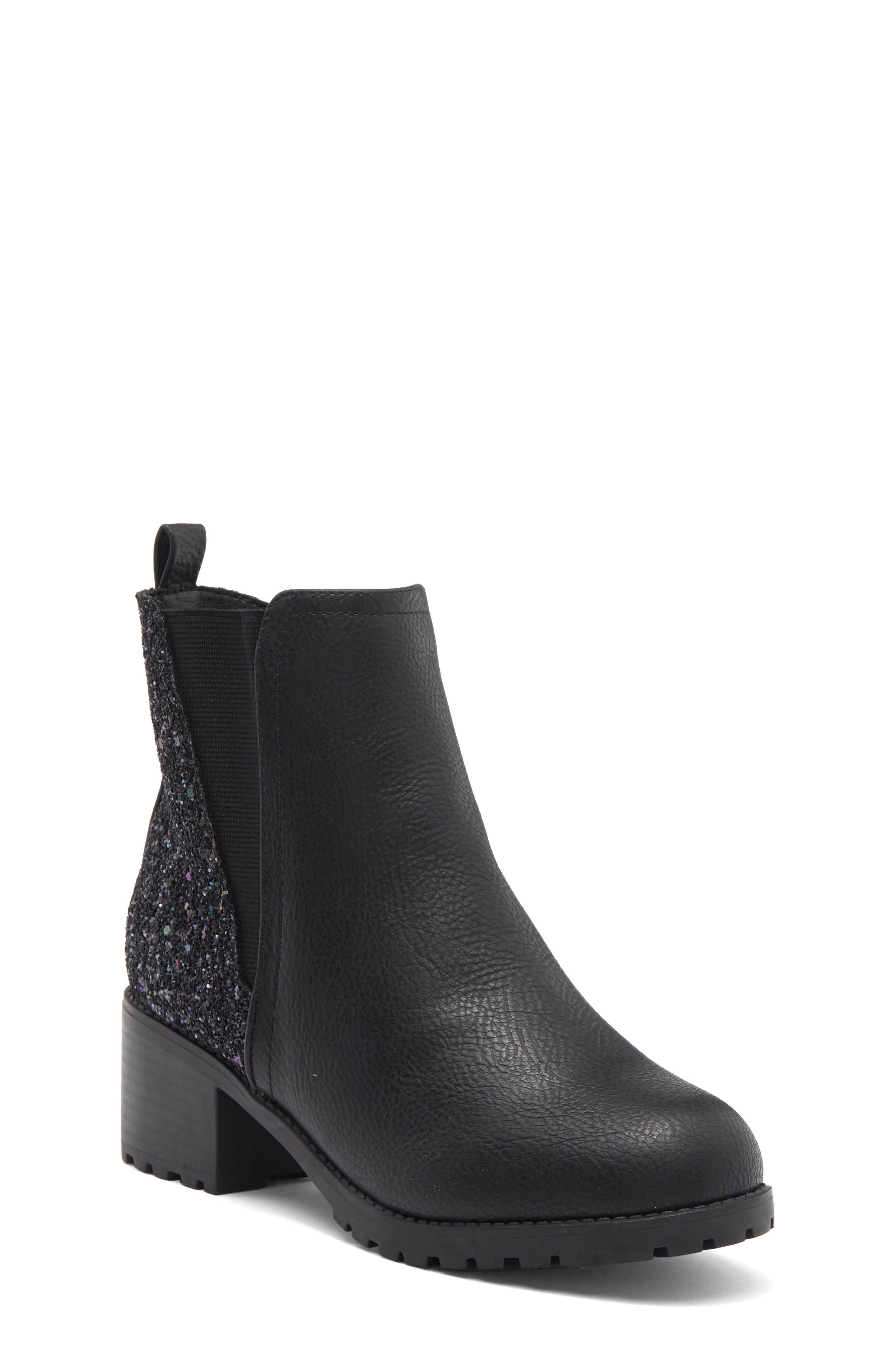 MIA Kids' Pratt Block Heel Chelsea Boot, Main, color, 