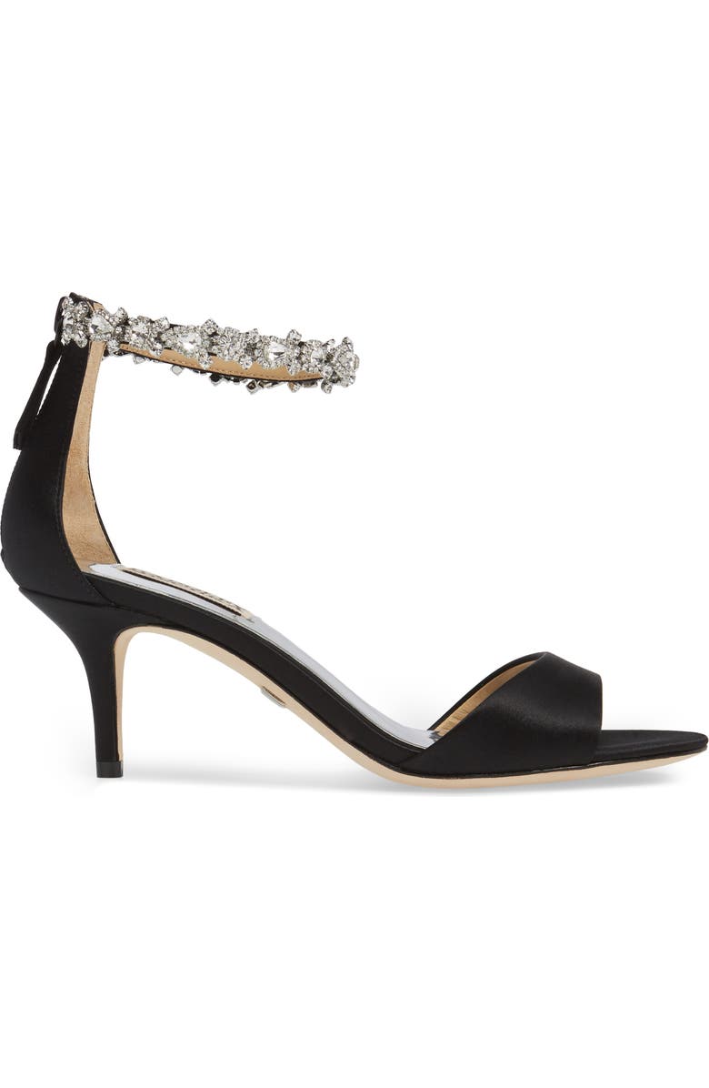 Badgley Mischka Collection Badgley Mischka Geranium Embellished Sandal, Alternate, color,
