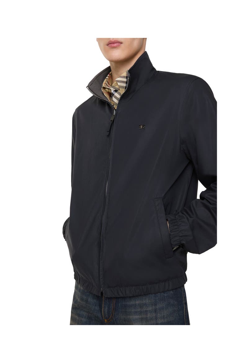 Reversible Cotton Harrington Jacket, Main, color, Navy