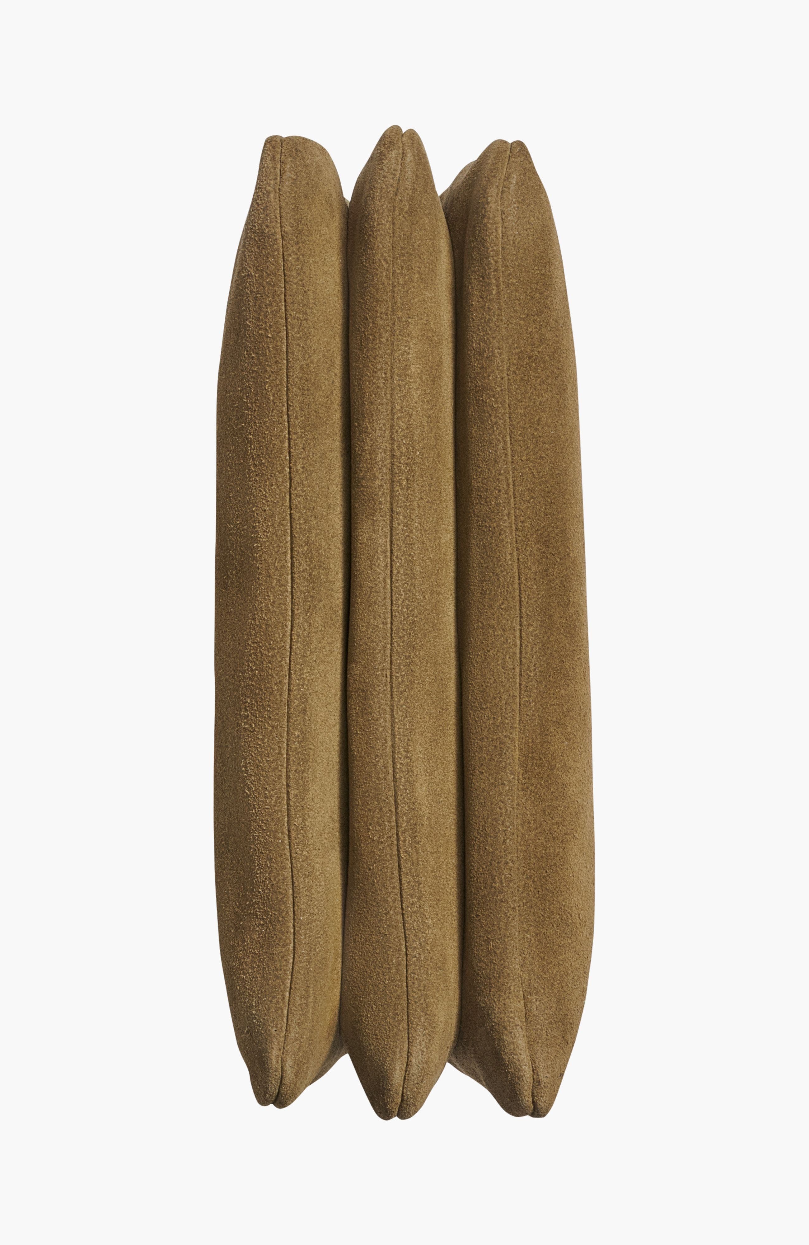 Donna Karan New York Glenwood Suede Crossbody, Alternate, color, Smoky Olive